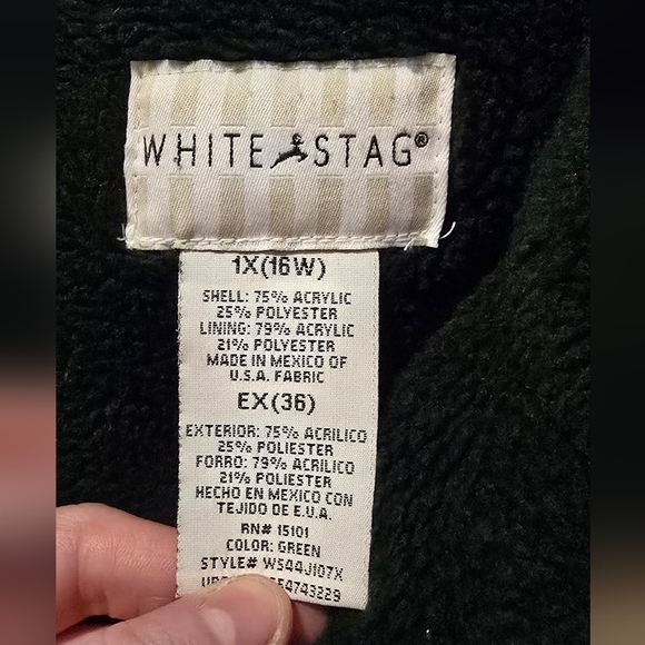 White Stag Green Hooded Jacket - Picture 5 of 6